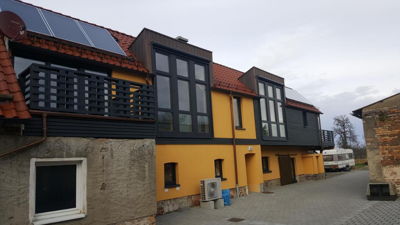 Ferienwohnung Auf Dem Bauernhof โกรสเรสเชน ภายนอก รูปภาพ